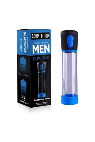 Carmine Güçlü Vakumlu Otomatik Penis Pompası Mavi