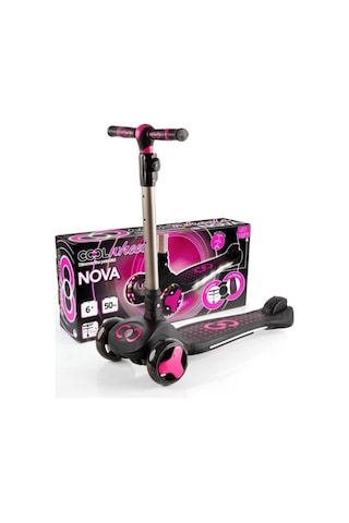 Pembe Nova Işıklı Çocuk Scooterı Pembe