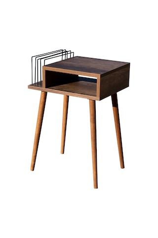 Plak Ve Pikap Sehpası Ahşap Ayaklı Barok