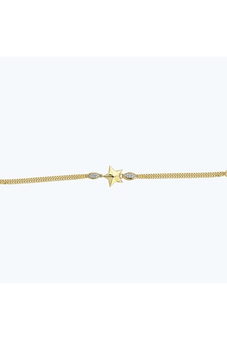 Altınbaş Altın Yıldız Bileklik Blls1025-24839 Renkli Altın