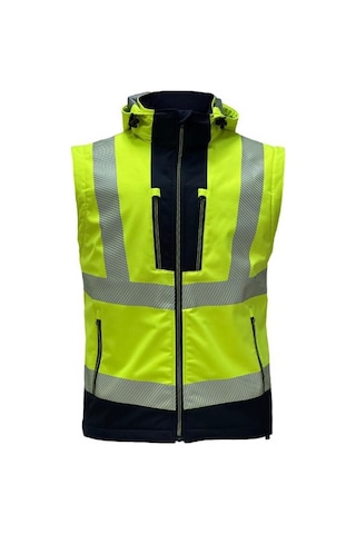 Reflekto Rlu Ripstop Softshell Model Teknik Mont Sarı Sarı