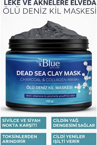 Blue Skin Care Ölü Deniz Aydınlatıcı Kil Maskesi 150 G