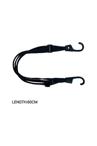 Güvenli Bagaj Ve Açık Dişli Seyahat Kampı Aksesuarları İçin Metal Kancalı Ayarlanabilir Elastik Bungee Kayışları 60cm