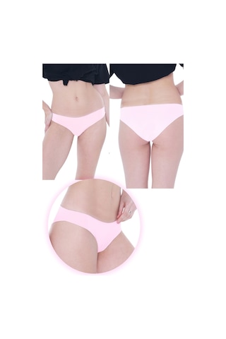 Parlingerie 3lü Lazer Kesim Külot Pembe