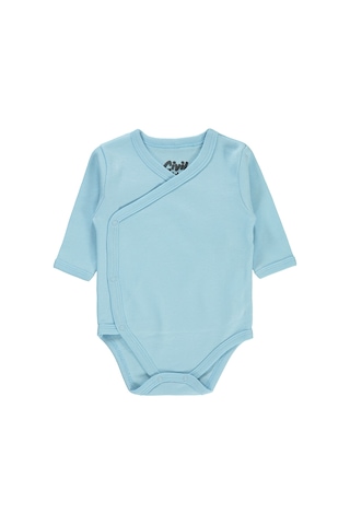 Civil Baby Bebek Kruvaze Yaka Çıtçıtlı Badi 1 6 Ay Mavi 1958700783ss 10 Mavi