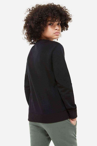 Silhouette Bodybuilding 2 Baskılı Unisex Çocuk Siyah Sweatshirt Siyah