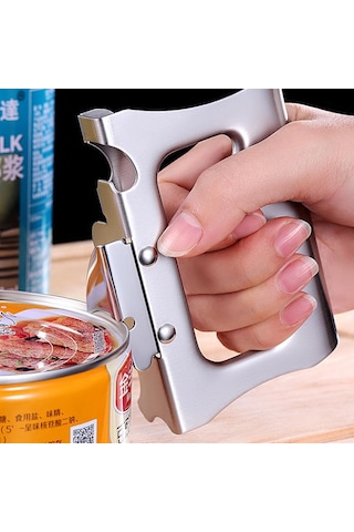 Manuel Konserve Açacağı Paslanmaz Çelik Konserve Açacağı Mutfak Aksesuarları Gümüş Tek Beden Diğer