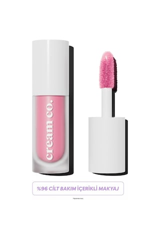 Cream Co. Nemlendirici Besleyici Işıltılı Dudak Yanak ve Göz Renklendirici Tint Baby Pink