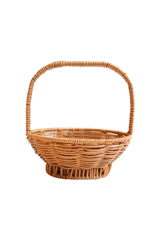 Homyl Açık Plaj Alışverişi Için Dokuma 14cmx25cm Kahverengi