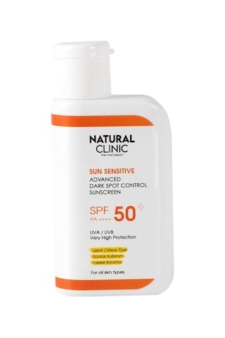 Natural Clinic SPF50+ Leke Karşıtı Yüksek Koruma Nemlendirici Güneş Kremi 50 ML