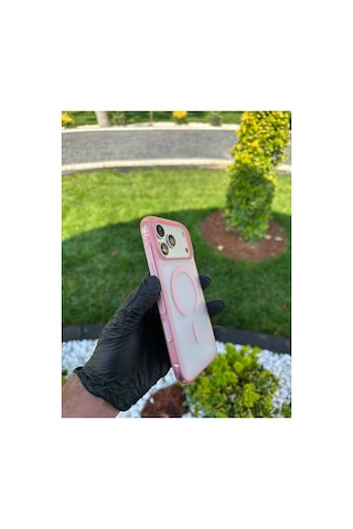 Apple iPhone Uyumlu 17/18 Promax Pembe Airbag Korumalı Kılıf Pembe - 925133642 Pembe