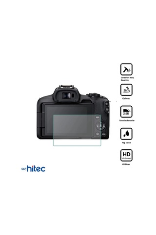 Schitec Canon 1300d İle Uyumlu Darbe Emici Kamera Ekran Koruyucu Kaplama