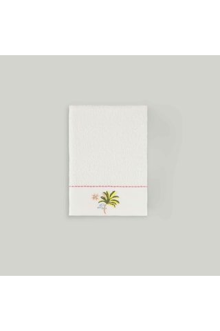 Linens Tropical Pamuk 30x45 Cm El Havlusu Beyaz 450 G/m²
