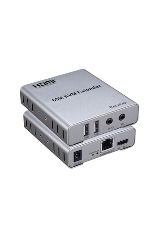 Ayt Fully H-608l 4k Uhd 60 Metre Kvm Switch Hdmı Extender Cat5-6 Uzatıcı