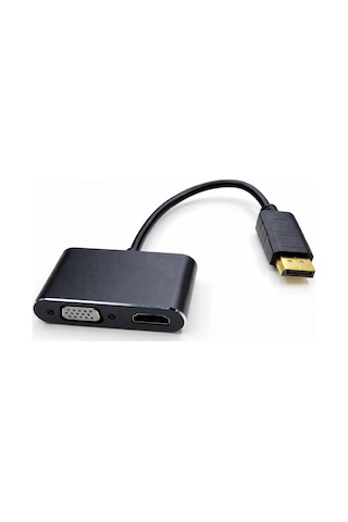 Display To Hdmı+vga Çevirici Dönüştürücü Adaptör