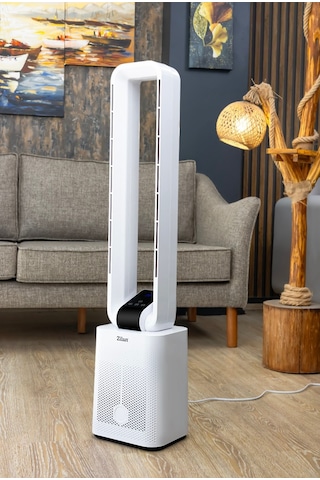 Zilan Zln1085 Kule Tipi Vantilatör Uzaktan Kumanda Geniş Salınım 12 Hız Ayarı Diğital Fan