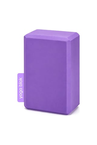 1 Adet Yoga Bloğu Eva Yüksek Yoğunluklu Yoga Block Köpük Pilates Yoga Blok Çok Renkli