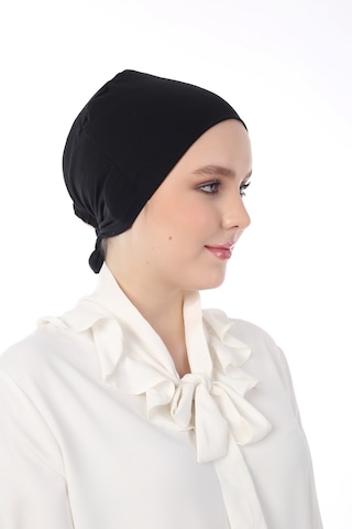 Dilnuvar Dikişsiz Bone Siyah