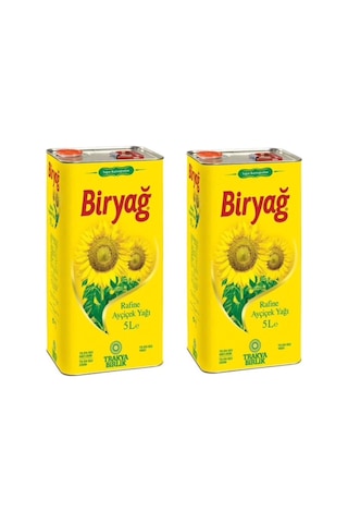 Biryağ Ayçiçek Yağı Teneke 2 x 5 L