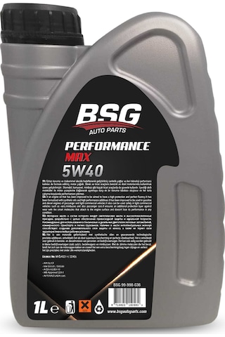 BSG Performance Max 5W-40 Motor Yağı 1 L