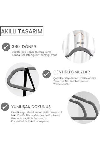 10 Adet Bebek Kadife Askısı Havlu, Zıbın, Şal Çorap Elbise Askısı Ekru