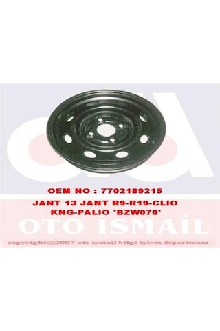 Jant 13 Jant 4 Bijon Renault R9-r19-r21-megane I-clio-kangoo