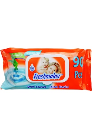 Freshmaker Islak Havlu Mendil 90 Yaprak Avantaj Pk 5 Li Set (450