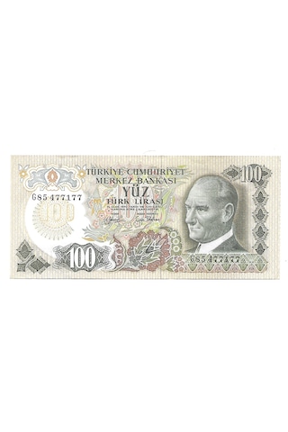 100 Lira 6.emisyon 2.tertip G85 477177 Wb0140