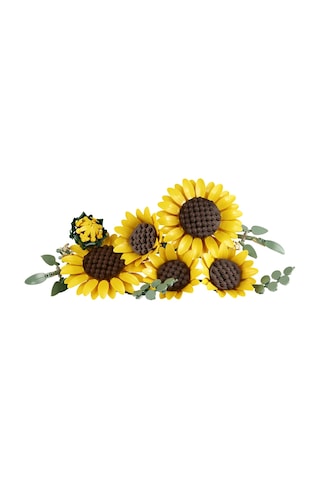LEGO® Botanicals Ayçiçeği Buketi 11502 - Yetişkinler için 6 Ayçiçeği İçeren Dekoratif Model Yapım Seti (686 Parça)