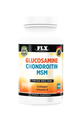 Flx Glucosamine Chondroitin Msm Collagen Vitamin D 180 Tablet