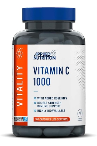 Applied Nutrition Vitamin C Rose Hips Ascorbic Acid 1000mg 100 Ca