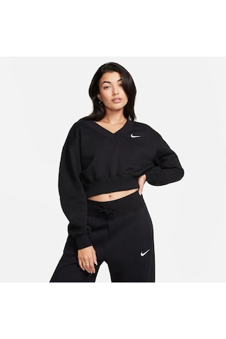 Nike Nıke Kadın Sweatshırt Fn3651-010 Siyah
