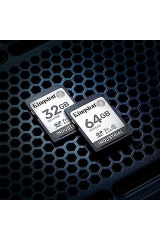 Endüstriyel Sd Kart, 100mb/s'ye Kadar, Yüksek Dayanıklılık, Uhs-ı U3 V30 A1, Sdıt/64gb