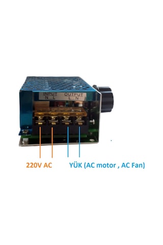 Dimmer AC 220V Motor Hız Kontrol Devresi 4000W