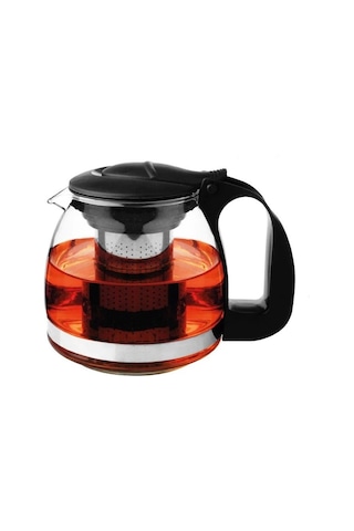 Perotti Isıya Dayanıklı Cam Süzgeçli Bitki Çayı Demliği 700 ML