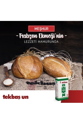 Tekbaş Un Trabzon Vakfıkebir Ekmeği Unu 25 KG