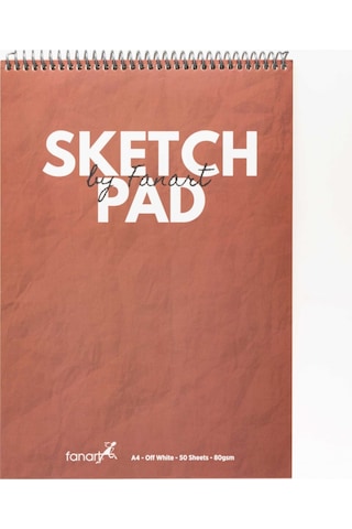 Fanart Academy Üstten Spiralli A4 Sketch Pad 80gr 50yp - İstanbul
