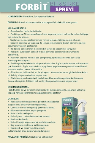 Forbit Bit Ve Sirke Spreyi 100 Ml