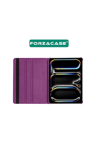 Forzacase Apple Uyumlu iPad Pro 11 2024 İçin 360 Derece Döner Standlı Kılıf - Fc012 Dönerli Kılıf