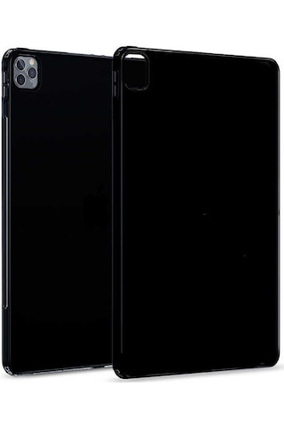 Ardemix Apple Uyumlu iPad Pro 11 2020 2.nesil - Tablet Süper Silikon Kapak-siyah Tablet Kılıfı