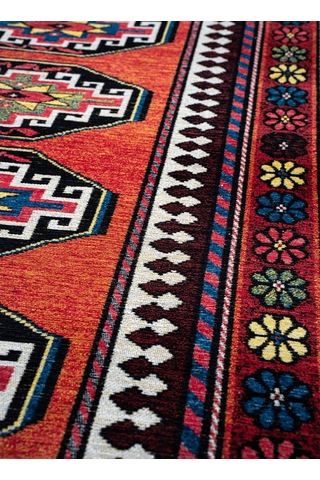 Louis De Poortere Antıquarıan Antalıa Halı Kaymaz Taban Pet Malzeme Vintage Modern Tasarım 240x340 El Halısı 240 X 340 Cm Çok Renkli