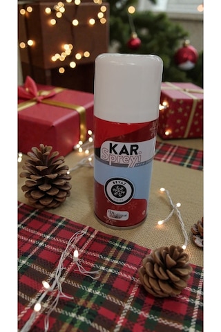 Yılbaşına Özel Çam Agaçı Kalıcı Kar Spreyi 150 Ml