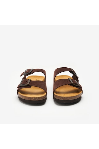 Cocoa Terlik Erkek 19b5 Frau Leather Kahverengi