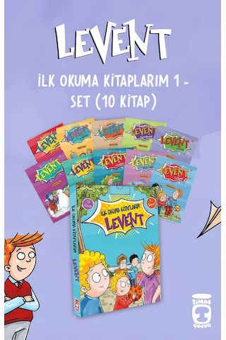 Levent-İlk Okuma Kitaplarım-10 Kitap Takım - Mustafa Orakçı - Timaş Çocuk