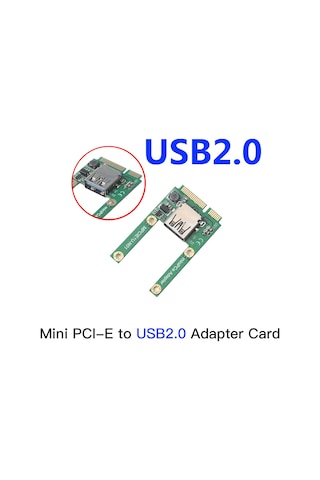 Jeehugo Mini Pcı-e'den Usb 2.0'a Dönüştürücü Kart - Tam Ve Yarı Yükseklik Desteğiyle Mpcı-e Genişletme Aleti