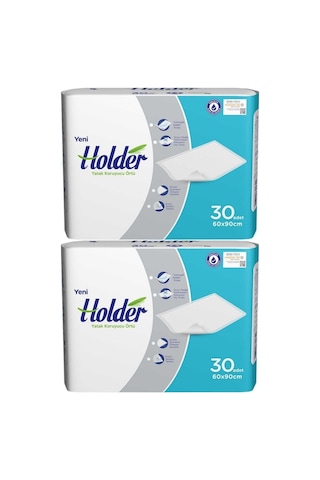 Hasta Alt Açma Yatak Koruyucu Örtü 60 90cm 60 Adet 2pk 30