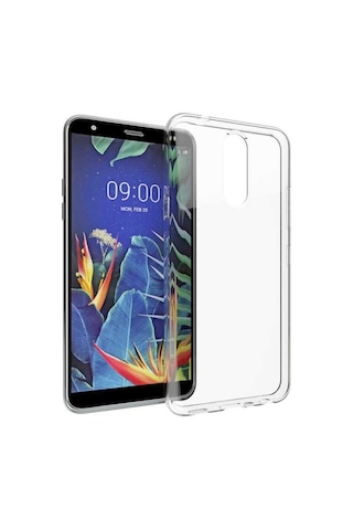 LG Uyumlu K40 Kılıf Zore Süper Silikon Kapak Renksiz