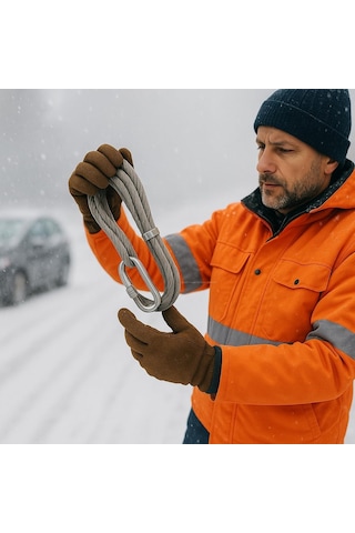 Çekme Halatı 3 5 Metre 6 8 Mm Kalınlık Izoleli Dayanıklı Araç Kurtarma Halatı Oto Yük Çekme Halatı Güvenli V