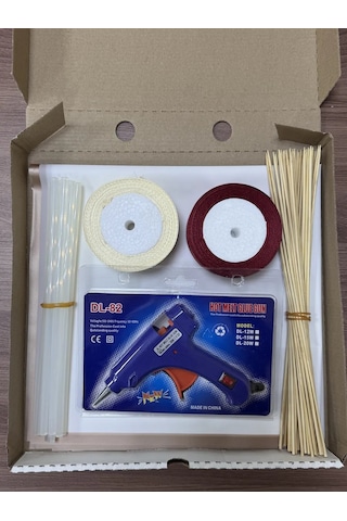 Magazin Dla Rukodel'nic Ip Gavrilov R N Saten Kurdelelerden Kırmızı Bordo Renkli 27 Günden Oluşan Buket Seti 375000964 Bej