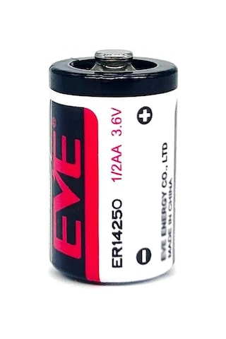 Eve Er14250 1/2aa Size 3. 6v 1200 Mah Şarjsız Li-socl2 Lithium Pil